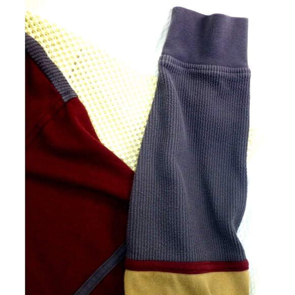 VTG Haband Casual Joe Polo Shirt Mens Large Color Block Long Sleeve - Picture 7 of 9